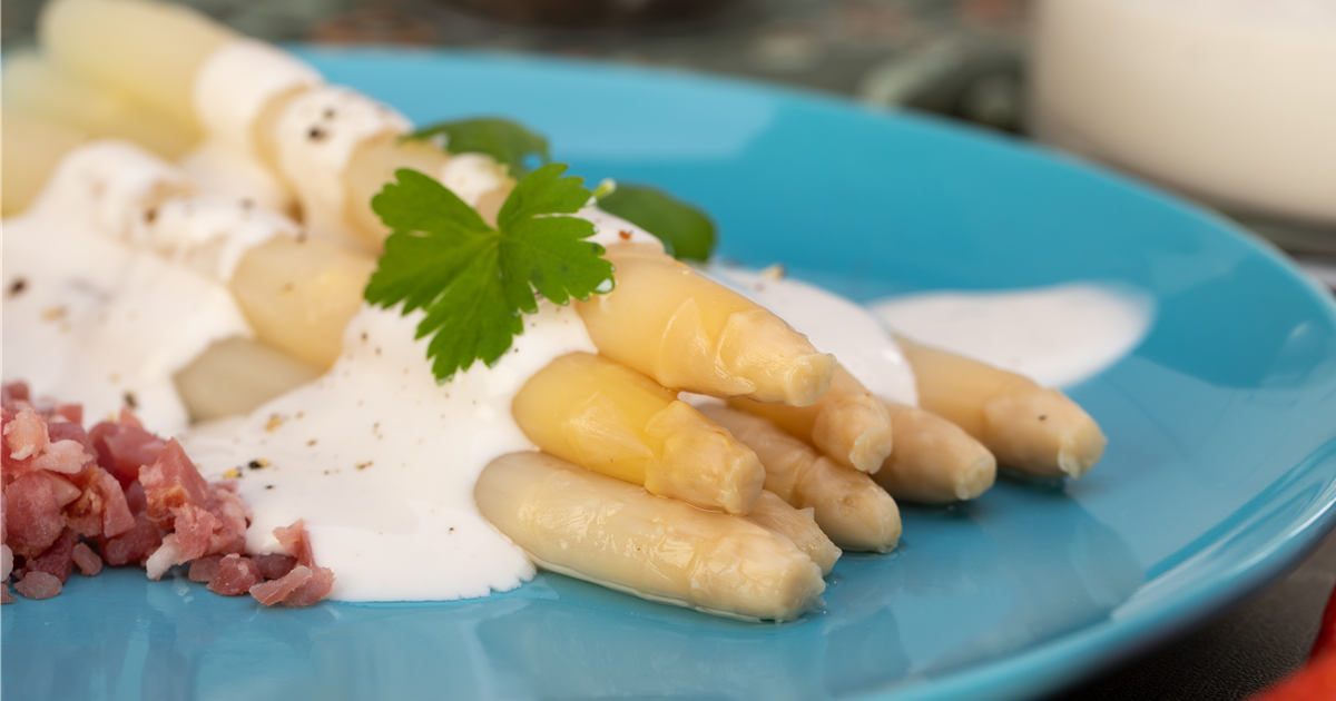 Helle Soße für Spargel und Co. - da blüh ich auf