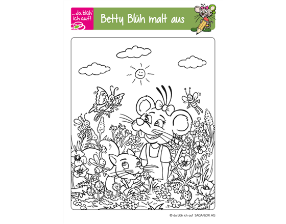 Betty Blüh Ausmalbild 1 26