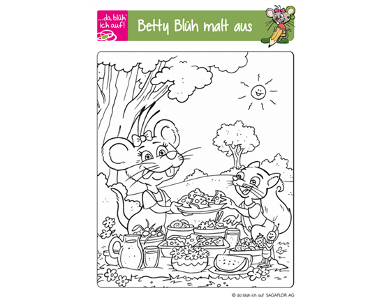 Betty Blüh Ausmalbild 2 26