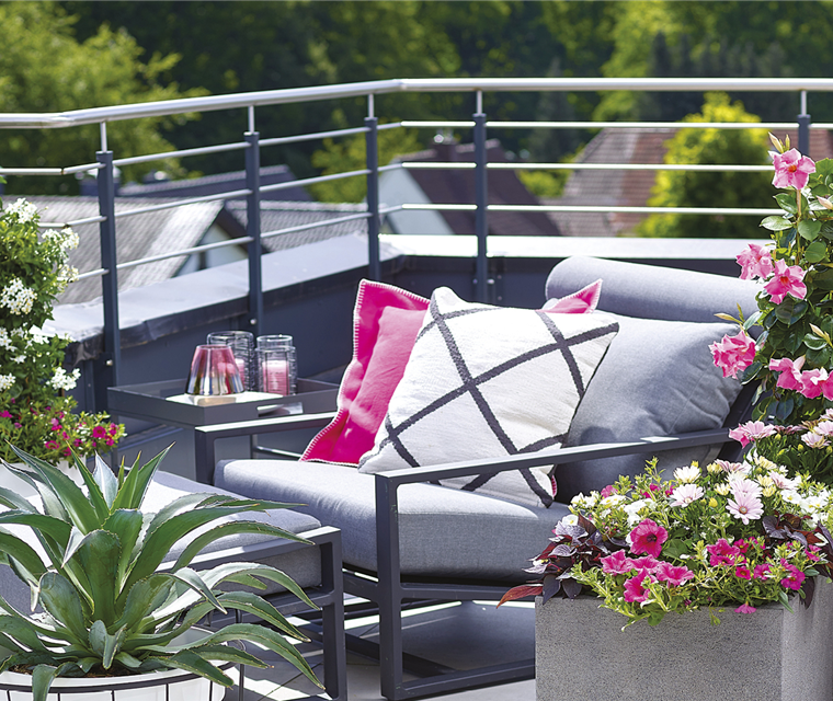 Moderne Terrassengärten